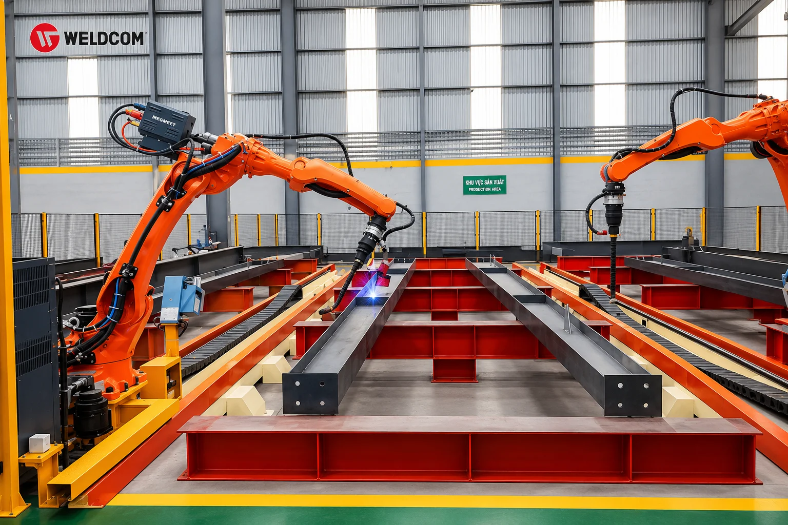 HỆ SINH THÁI ROBOT HÀN THÔNG MINH HONGLU – GIẢI PHÁP TỰ ĐỘNG HÓA CHO TỪNG BÀI TOÁN KẾT CẤU THÉP